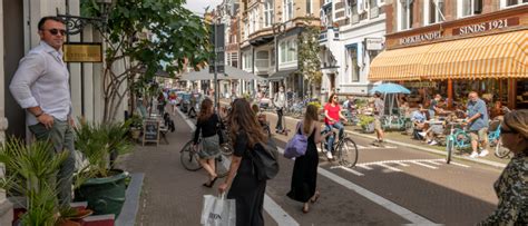 The Noordeinde in The Hague, the Royal Shopping District of the 